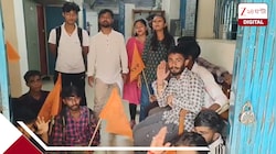 ভুয়ো বিল তৈরি কলেজের টাকা তছরুপ! অধ্যক্ষের ঘরের সামনে বিক্ষোভ ABVP-র