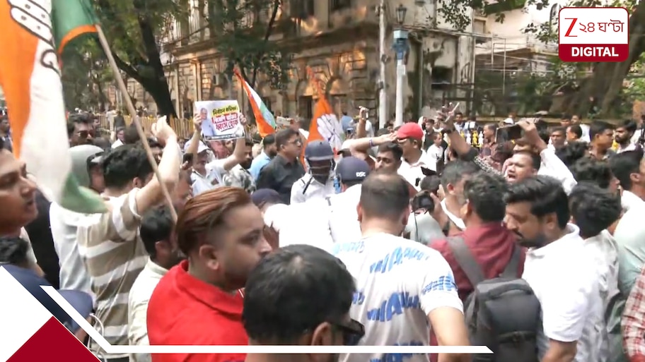 জ্ঞানেশ বিরোধিতায় কলকাতায় একযোগে পথে কংগ্রেস-বাম-আপ, লোকভবনের সামনে তুলকালাম