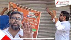 নিজেই খুলে ফেললেন নিজের নামের ফ্লেক্স-পোস্টার-ব্যানার, মহালয়ার দিনই শহর সাফ করতে রাস্তায় বিধায়ক