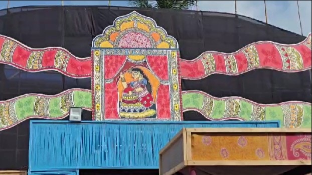 Madubani Durga 6