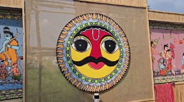 Madubani Durga 7
