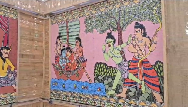 Madubani Durga 10
