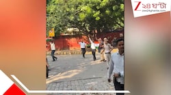 যন্তর মন্তরে বিক্ষোভে নিষেধাজ্ঞা, গেট টপকে ঢুকতেই আটক সৌরভ দাস- আশুতোষ রাঙ্কা