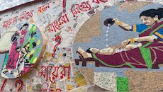 সনাতনী রূপসৃষ্টি আর বর্ণিল কোলাজে ফুটল 'মিথ্যাবাদী মা'-এর সত্য চেহারা! মাতৃ-ভাবনার মধুর শিল্প পূর্বাচলে