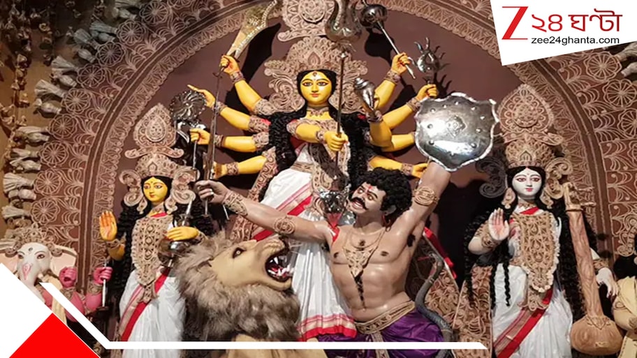 মহিলাদের উদ্যোগে দুর্গাপুজো, বেহালার রামকৃষ্ণ পার্ক কল্যাণ সমিতির পুজো এবার ষষ্ঠ বছরে