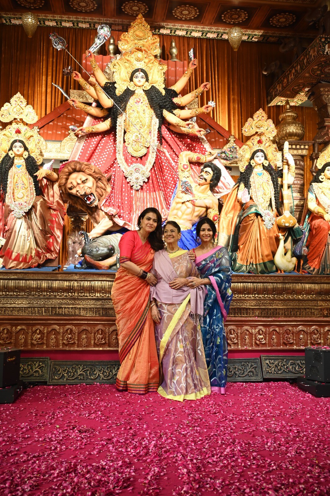 Kajol celebrates Durga Puja 