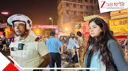 রাস্তায় খোদ মন্ত্রী! সপ্তমীর রাতে ট্রাফিক সামলালেন মৌমিতা! নিয়ম ভাঙলেই কড়া পদক্ষেপ