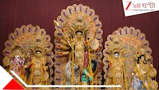 মণ্ডপে বাঁকুড়ার ছোঁয়া, তরুণ প্রজন্মের উন্মাদনা: সপ্তমীতে দিল্লির বসুন্ধরা এনক্লেভে পুজোর জাদুতে মুগ্ধ প্রবাসীরা