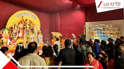 আবাসনে অনন্য দিল্লির কালকাজি: এবার বলছে সহজ পাঠের গল্প, অষ্টমীতে নামল মানুষের ঢল