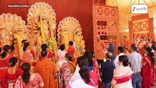 Probase Pujo | চোখে জল তবু মনে ফেরত পাওয়ার আশা, বসুন্ধরায় এনক্লেভে উমার আবেগঘন বিদায় | Zee 24 Ghanta