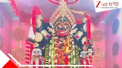 একাদশীতে শ্মশান কালীর বিসর্জন, শতাব্দীপ্রাচীন প্রথা মেনে শেকল-দড়ি বেঁধে নামানো হয় মাকে