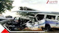 ভোররাতে জ্বলন্ত ট্রেলারে ধাক্কা পুণ্যার্থীবোঝাই বাসের: দর্শন শেষে ফেরার পথেই ভয়ংকর দুর্ঘটনায় বহু মৃত্যু, শোকের ছায়া