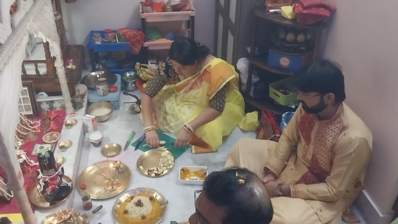 লক্ষ্মীর পুজোর প্রস্তুতি