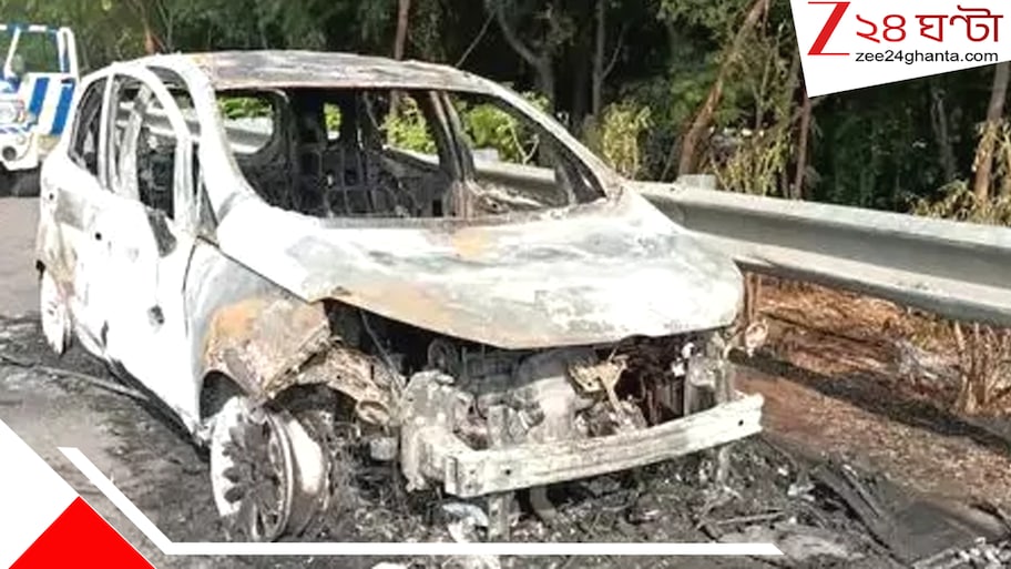 মন্দির থেকে ফেরার পথে মর্মান্তিক দুর্ঘটনা, রাস্তা থেকে ছিটকে আগুন ধরে গেল গাড়িতে, জীবন্ত দগ্ধ ৪